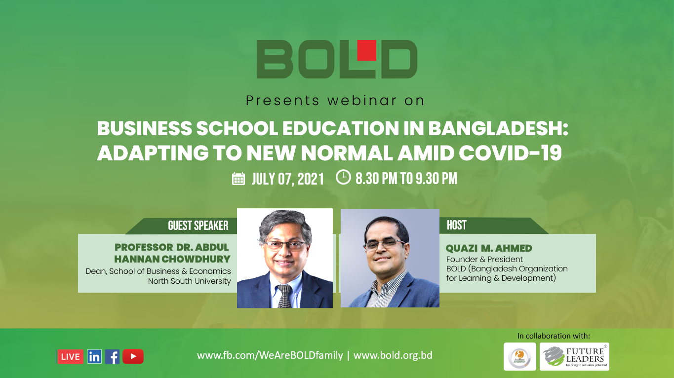 BUSSINESS SCHOOL EDUCATION IN BANGLADESH: ADAPTING TO NEW NORMAL AMID COVID-19